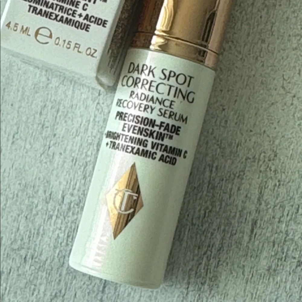 Charlotte Tilbury 3 Deluxe Travel Size Samples - 2 lipsticks and Recovery serum